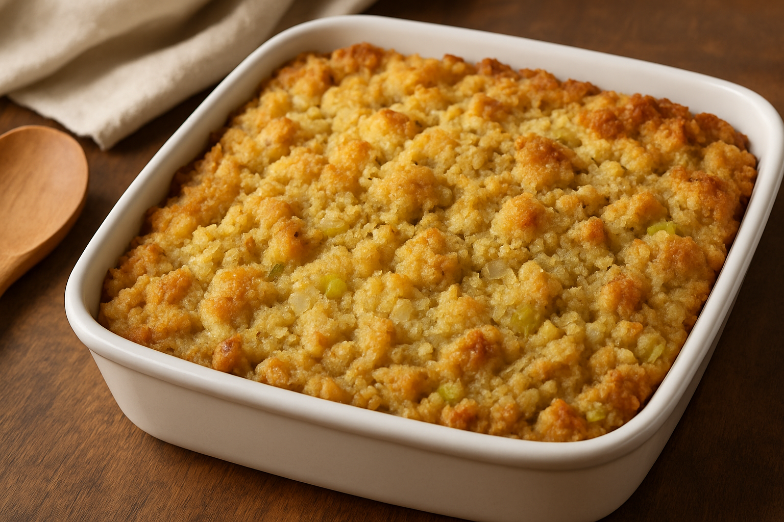 Southern Cornbread Dressing for Two