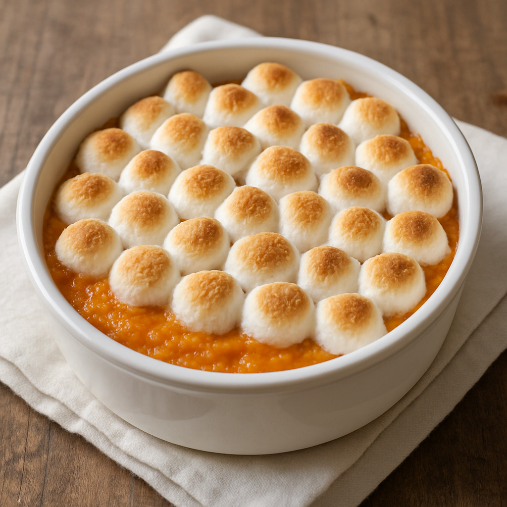 Sweet Potato Soufflé for Two