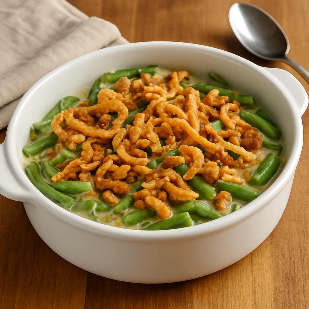 Green Bean Casserole for Two