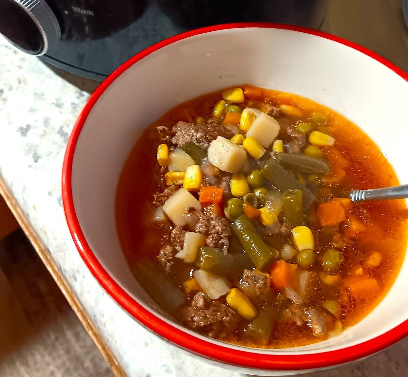Beef Vegetable Soup for Two (Budget-Friendly)