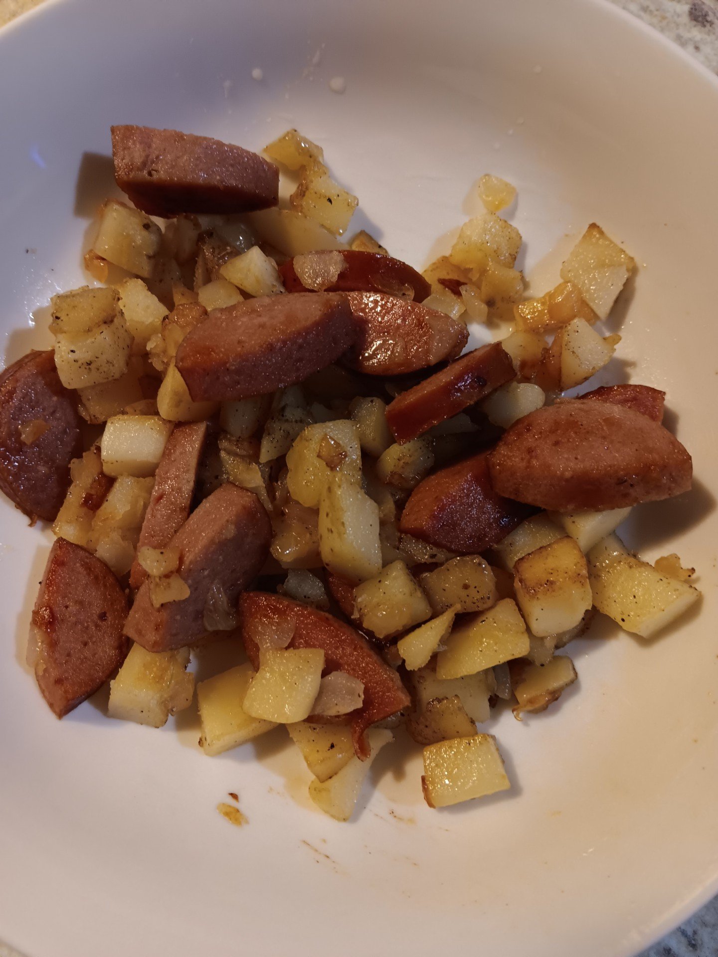 Sausage & Hashbrowns for Two