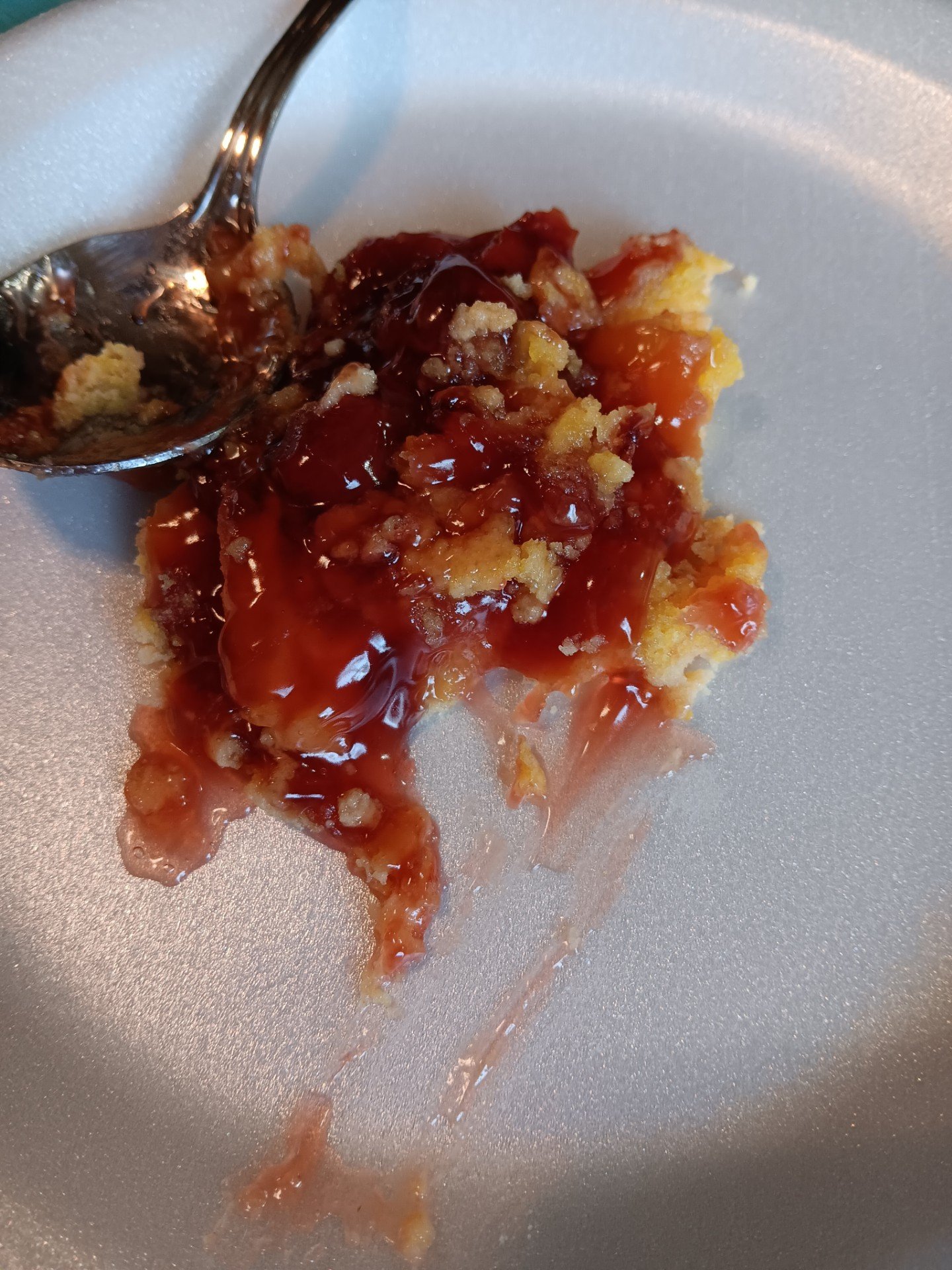 Half-Box Dump Cake for Two