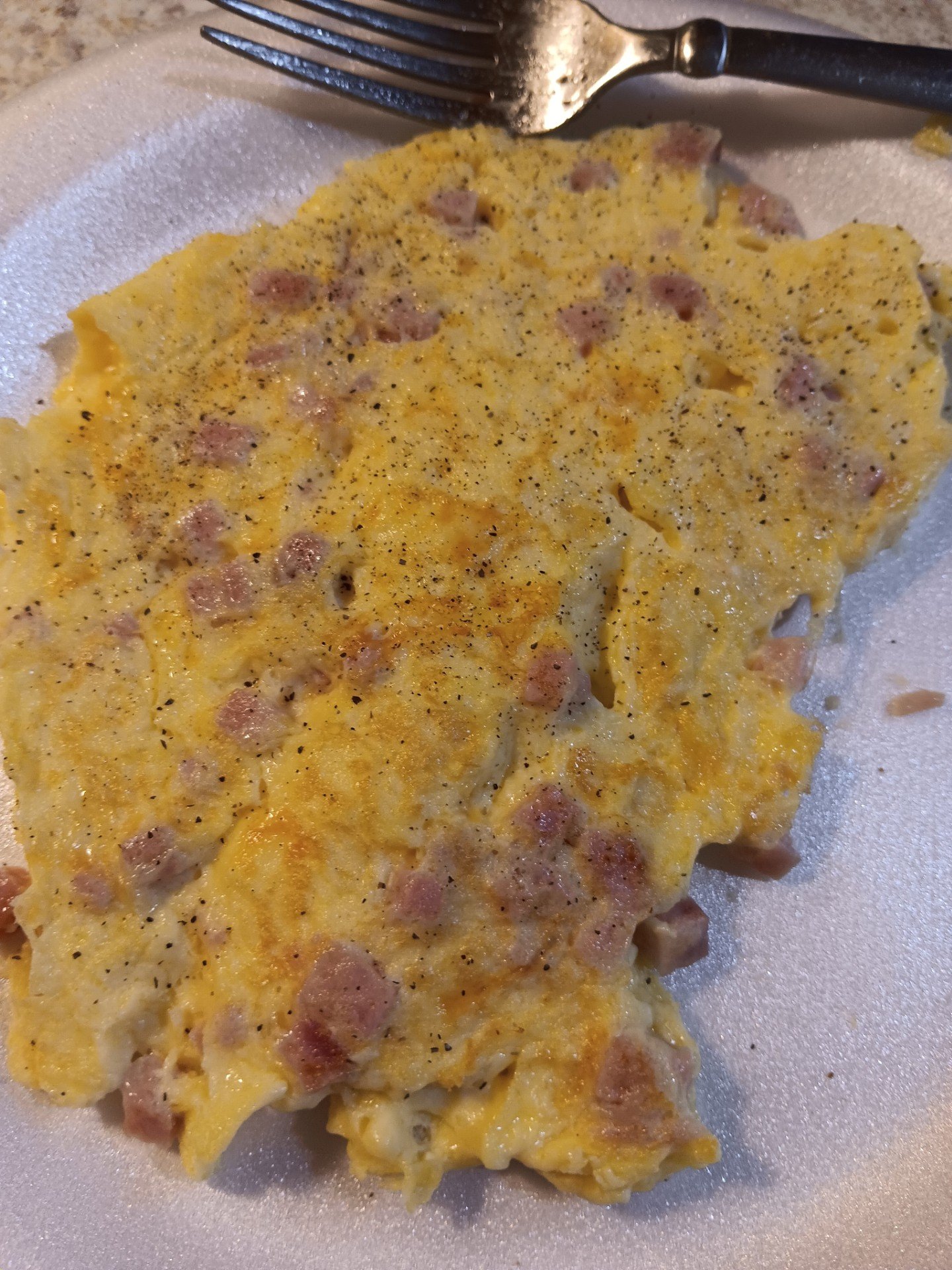 Easy Messy Omelet for One