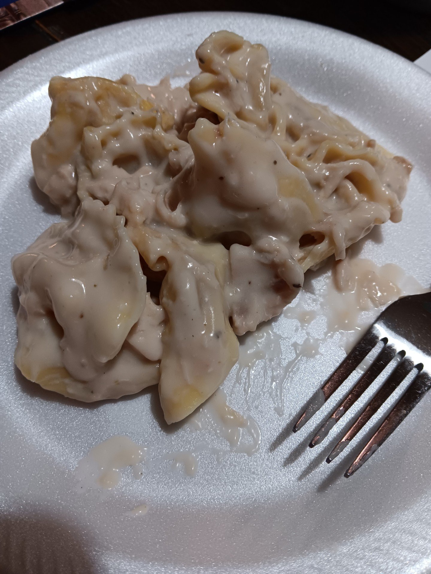 Tortellini with Chicken & Alfredo Sauce (for Two)