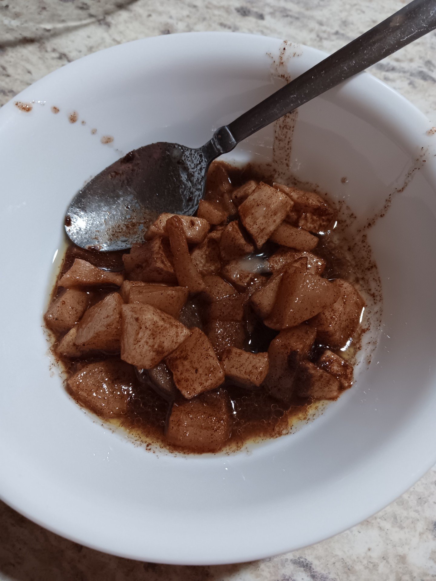 Baked Cinnamon Apple for One