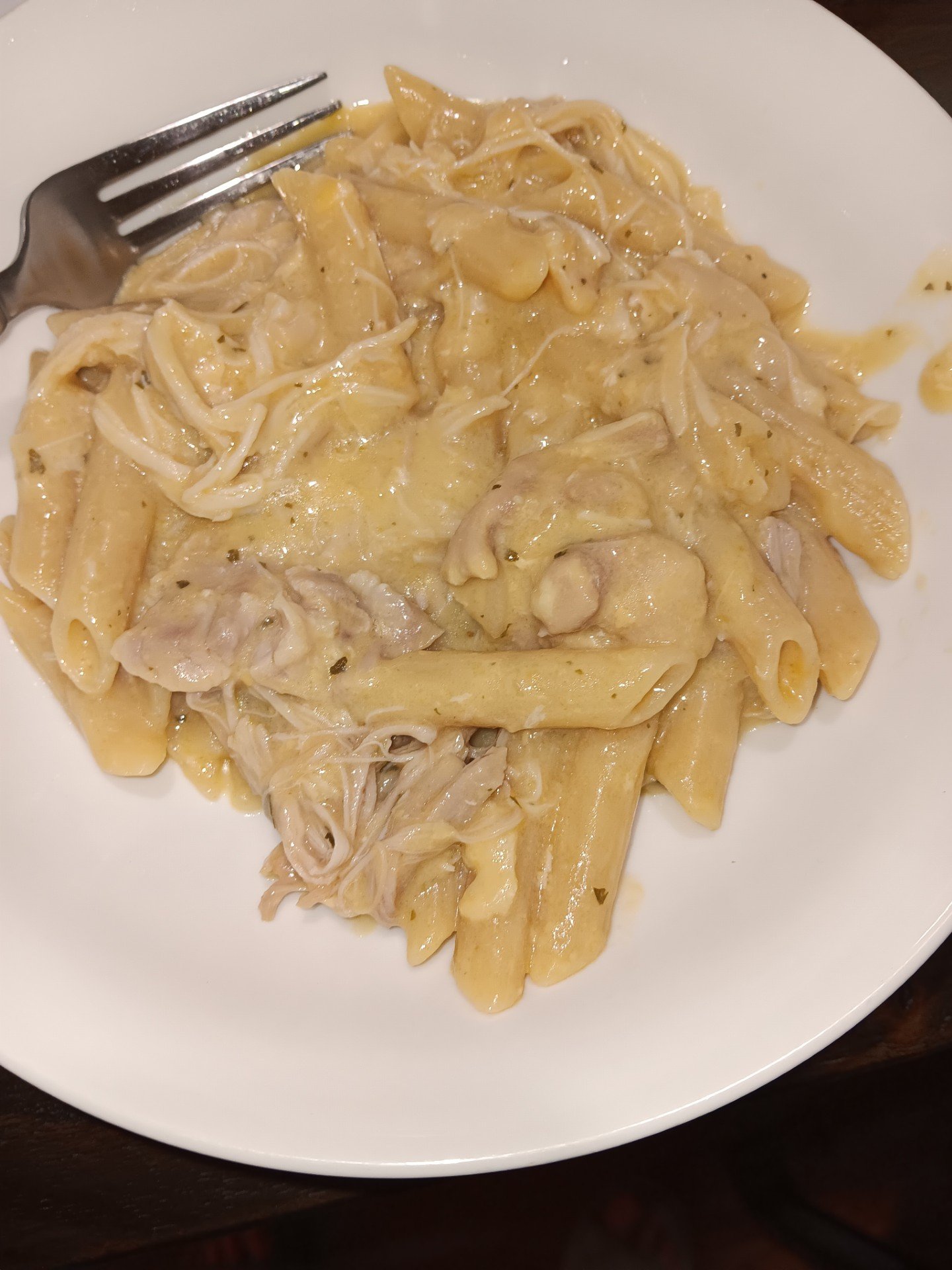 Chicken & Pasta in the Slow Cooker (Cooking for Two)