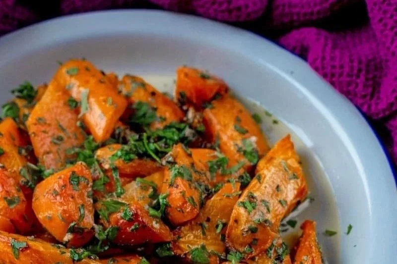 Easy Oven Roasted Carrots for Two (Simple Budget Side Dish)