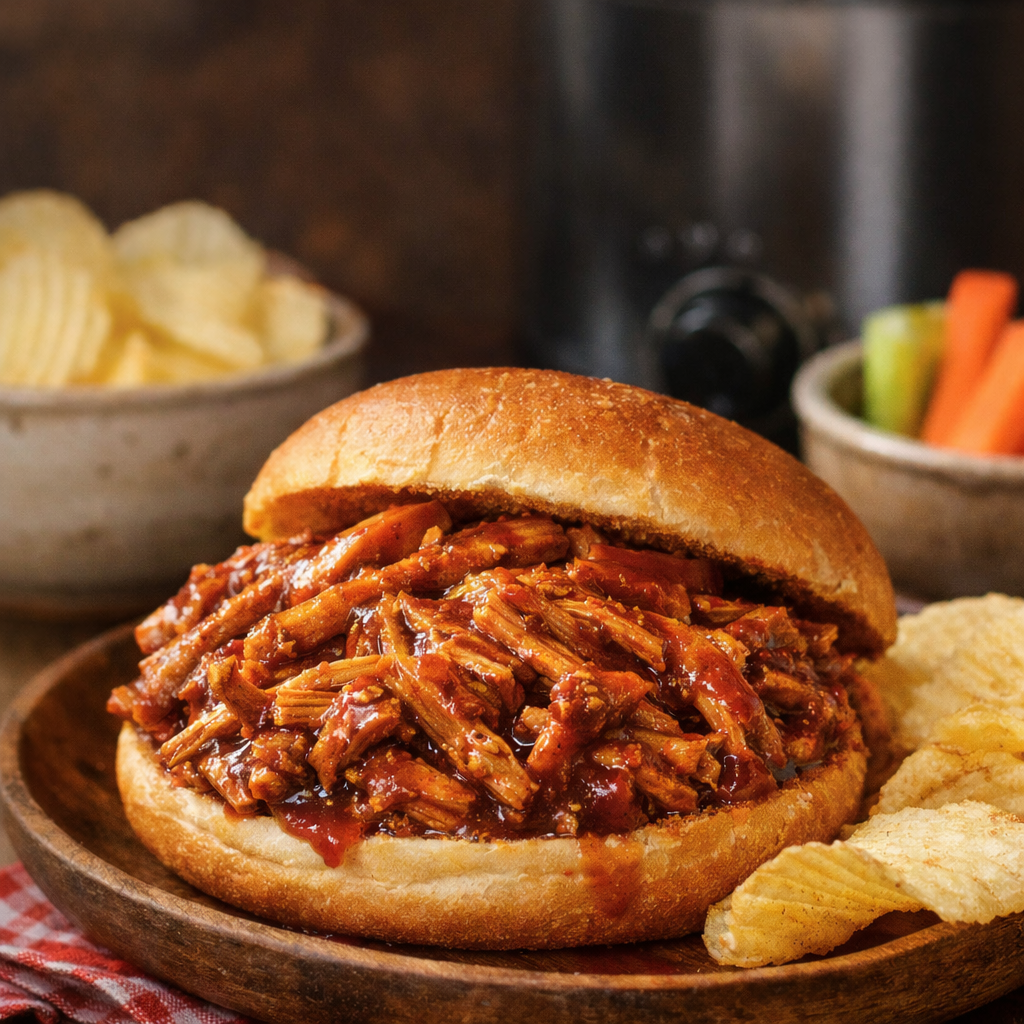 Slow Cooker BBQ Chicken for Two