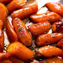 Easy Brown Sugar Glazed Baby Carrots for Two